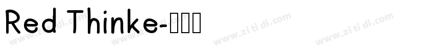 Red Thinke字体转换
